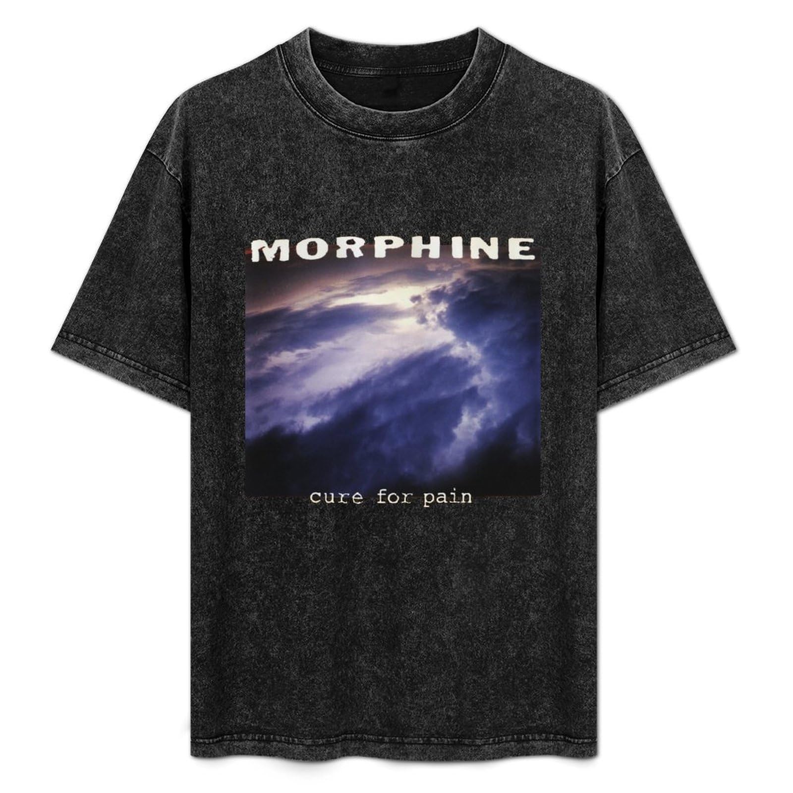 Morphine Cure for Pain Black T-Shirt Mens Tee Unisex Tops L