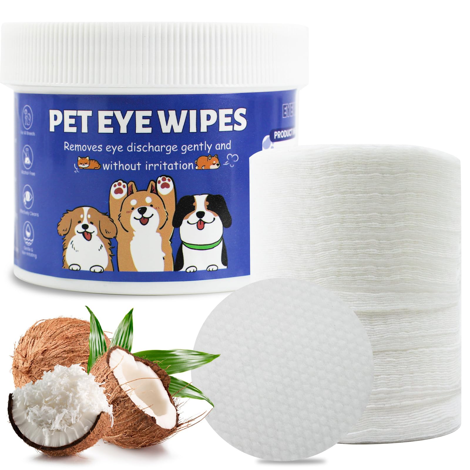 Dog Eye Wipes 100 Counts, Gently Clean Eye Wipes for Dogs & Cats — Amazon image 9