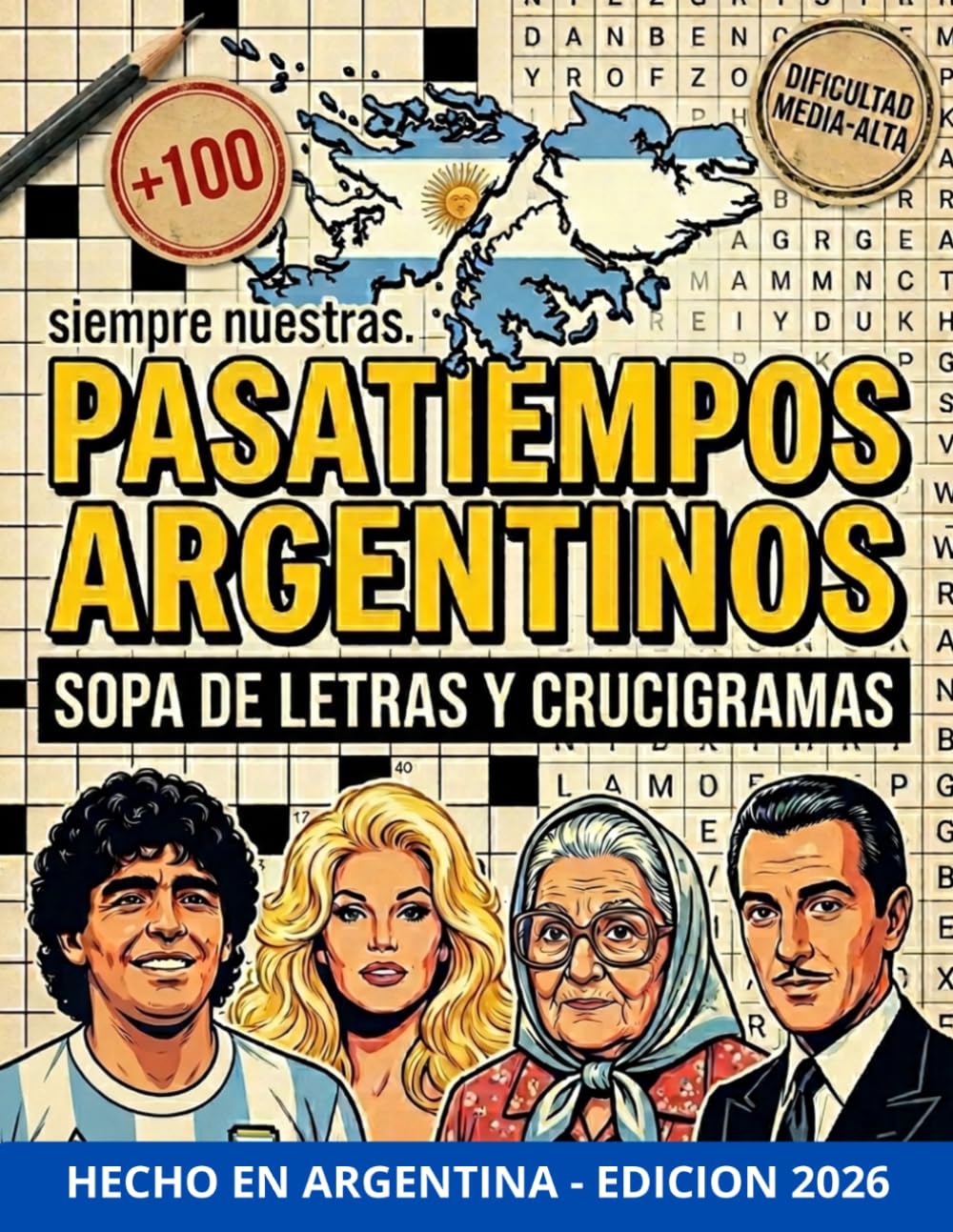 Pasatiempos Argentinos: Sopa de letras y Crucigramas