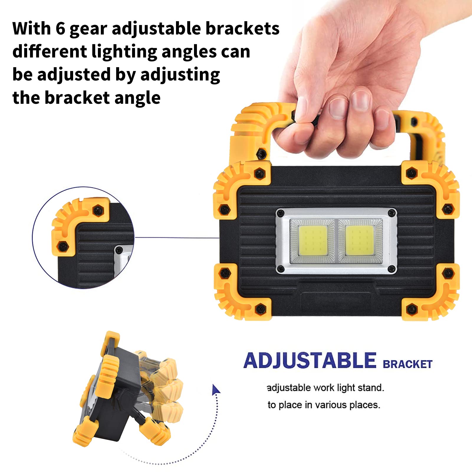 Lanterna Da Campeggio HEITIGN Ricaricabile - LED Impermeabile Per Barbecue - Foto 7