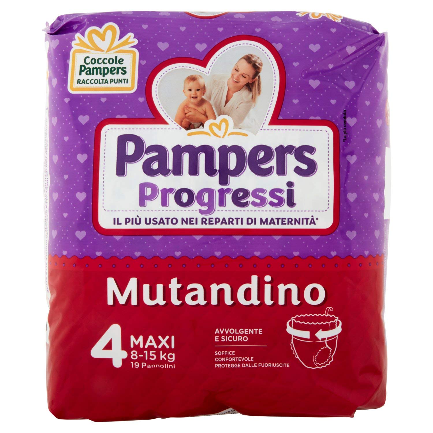 Pampers Progress Panties Maxi Size 4 (8-15kg) 19 Diapers