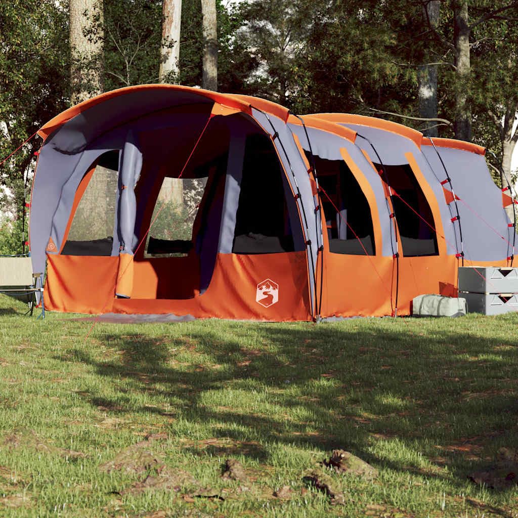Rantry Tenda Familiare a Tunnel per 8 Persone Grigia Impermeabile, Tenda Campeggio, Tenda Spiaggia, Tenda Trekking