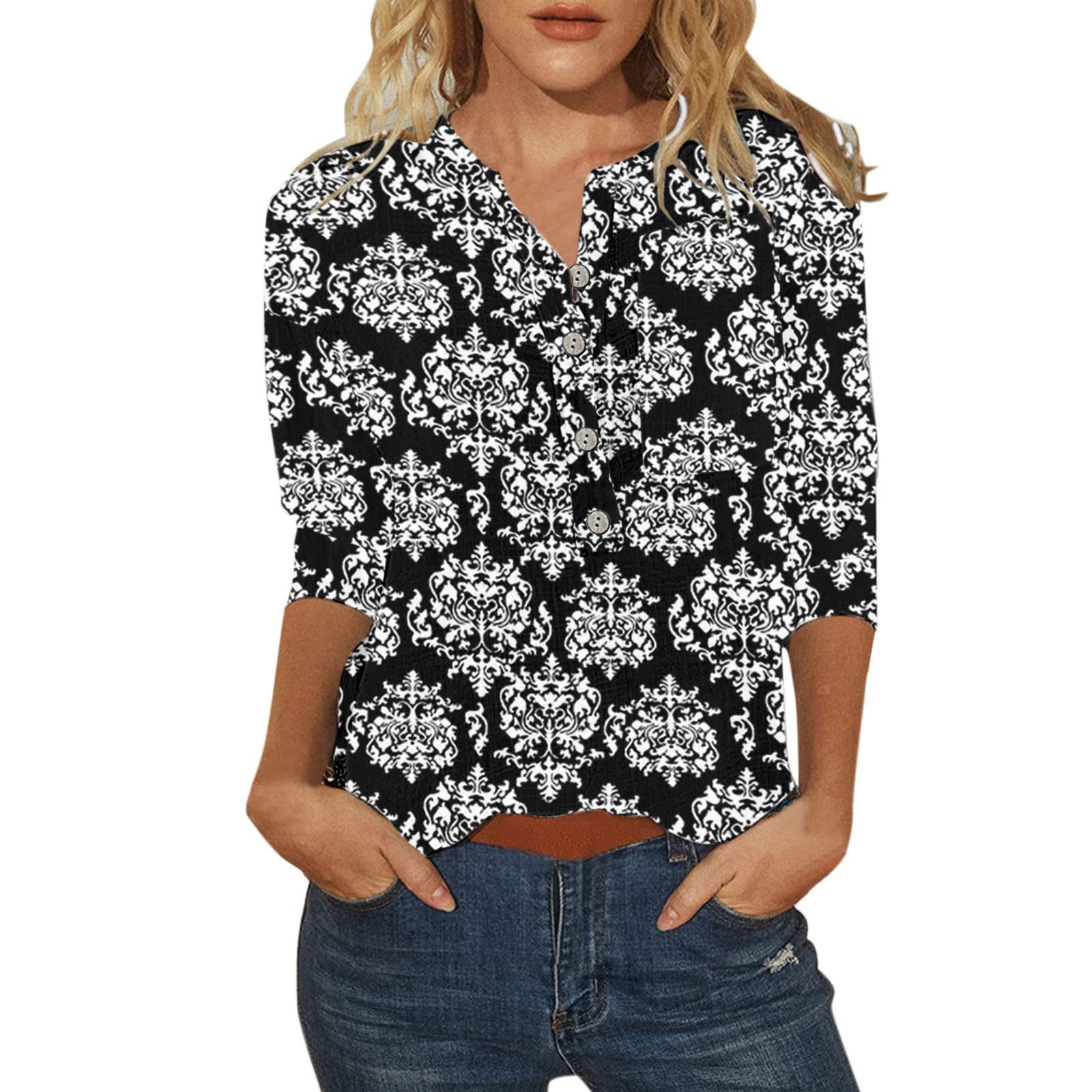 Damen Langarmshirt Baseball-Stil - Zweifarbig Mit Raglanärmeln