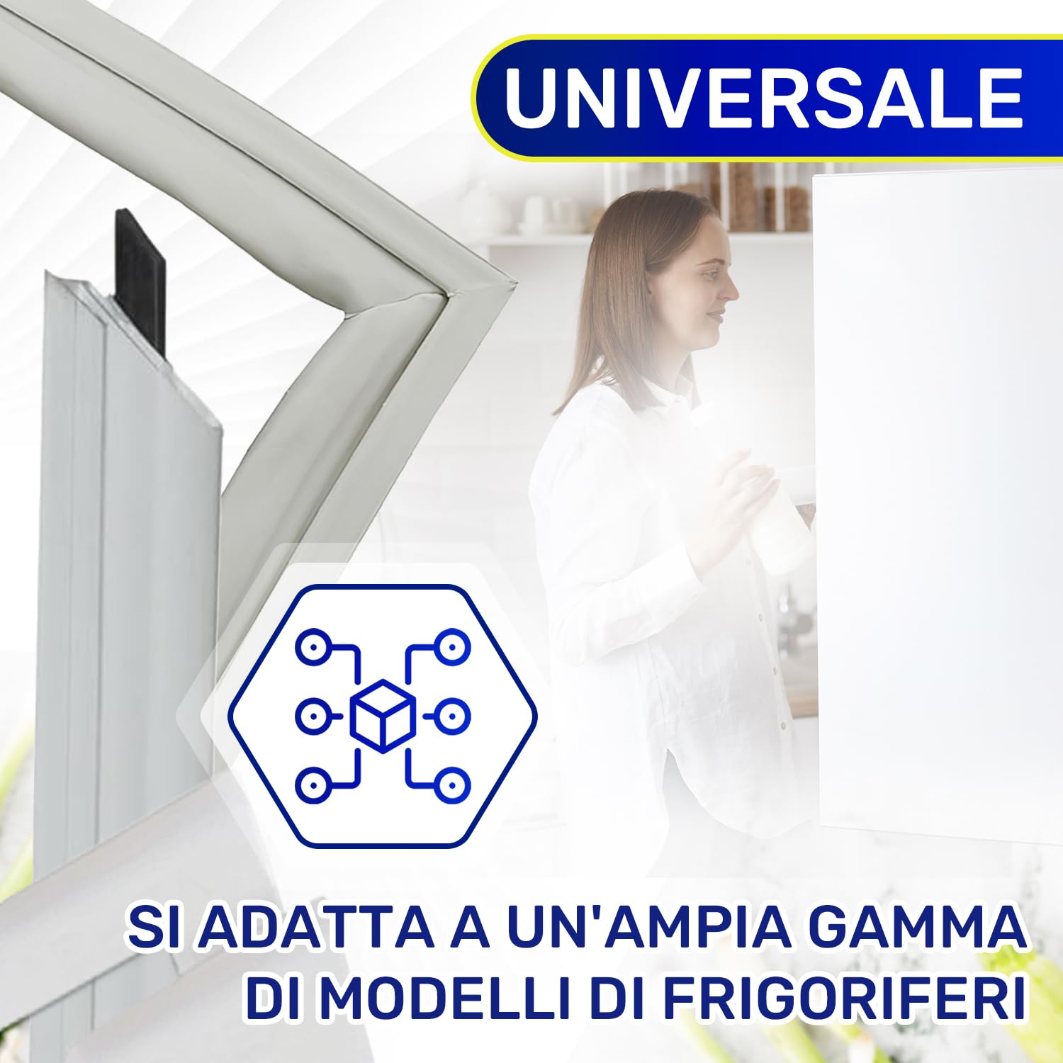 Kit Universale Guarnizione Frigorifero per Сongelatore 1300x700 mm | Garanzia di 10 Anni - MONTERAL