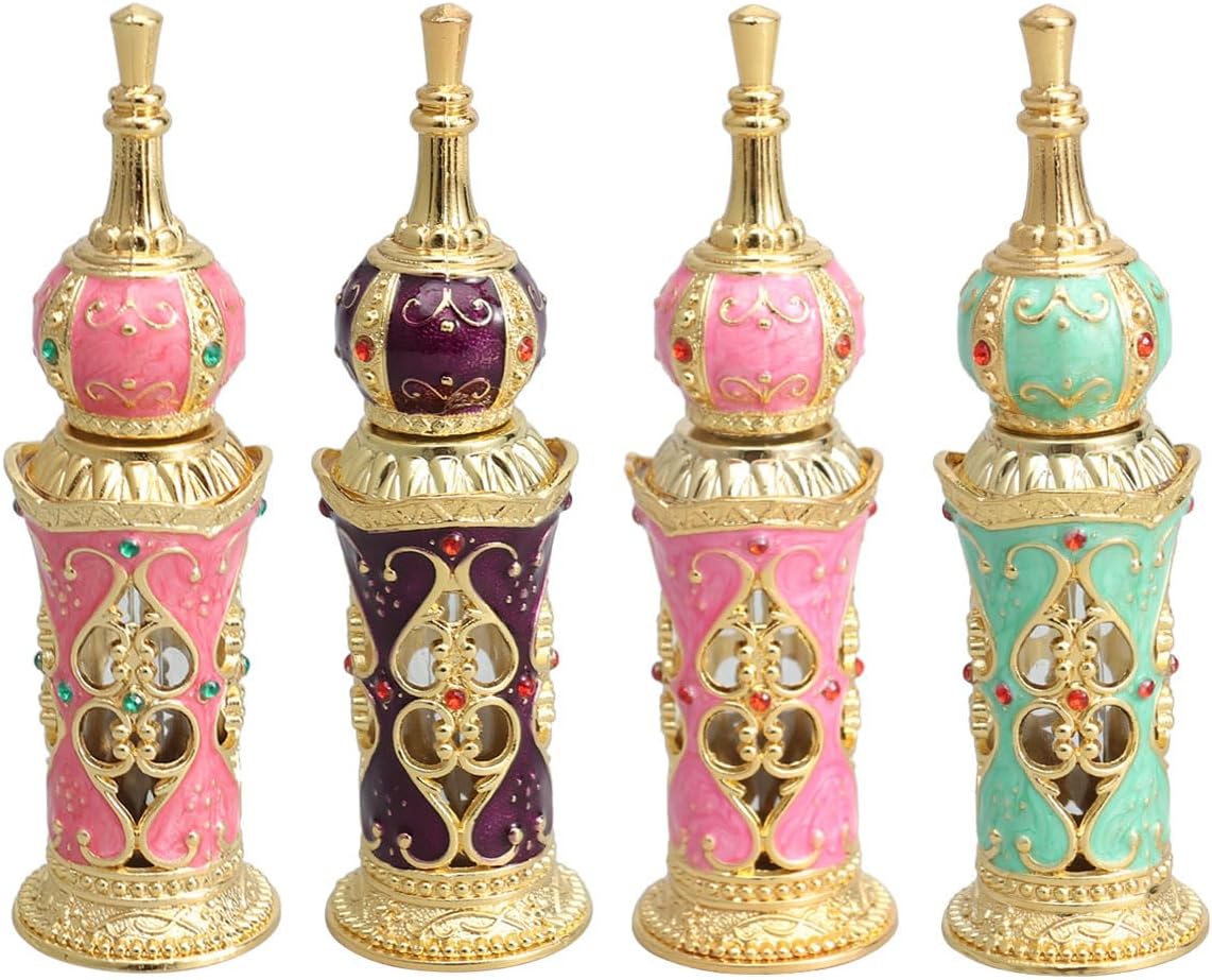 FOMIYES Perfume Bottles Travel Refillable Retro Refillable Perfume Container Perfumes Para Mujer Liquid Dropper Bottles Water Bottle Arab Perfumes for Women Middle East Miss
