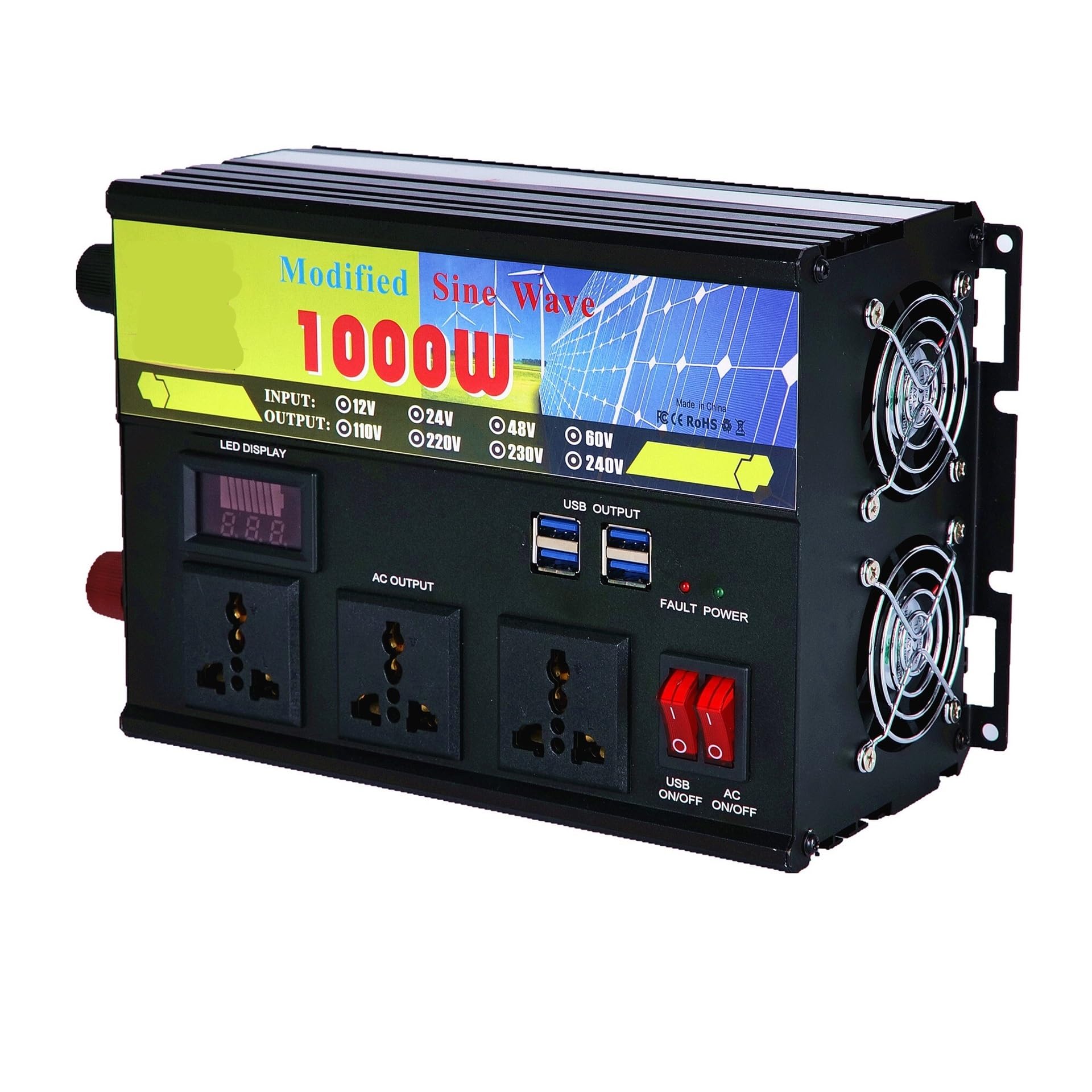 Onduleur 48V 220V résout le manque de prises dans votre abri de jardin ou garage