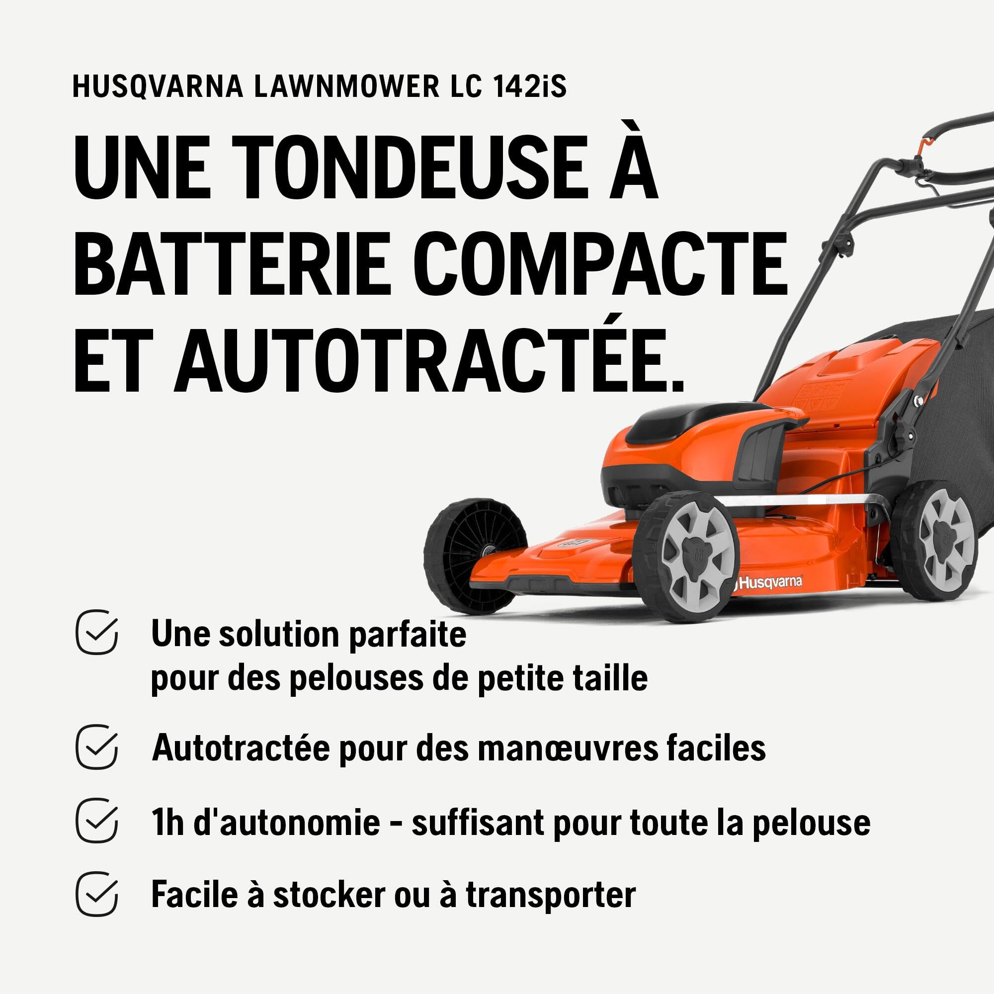 Husqvarna LC 142iS Accu Grasmaaier - Actie Set