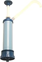 Action Pump 6008 Piston Drum Pump - Chemical-Resistant Polypropylene for Detergents, Oils, Soaps - 8oz/Stroke, Fits 5-55 Gallon Drums