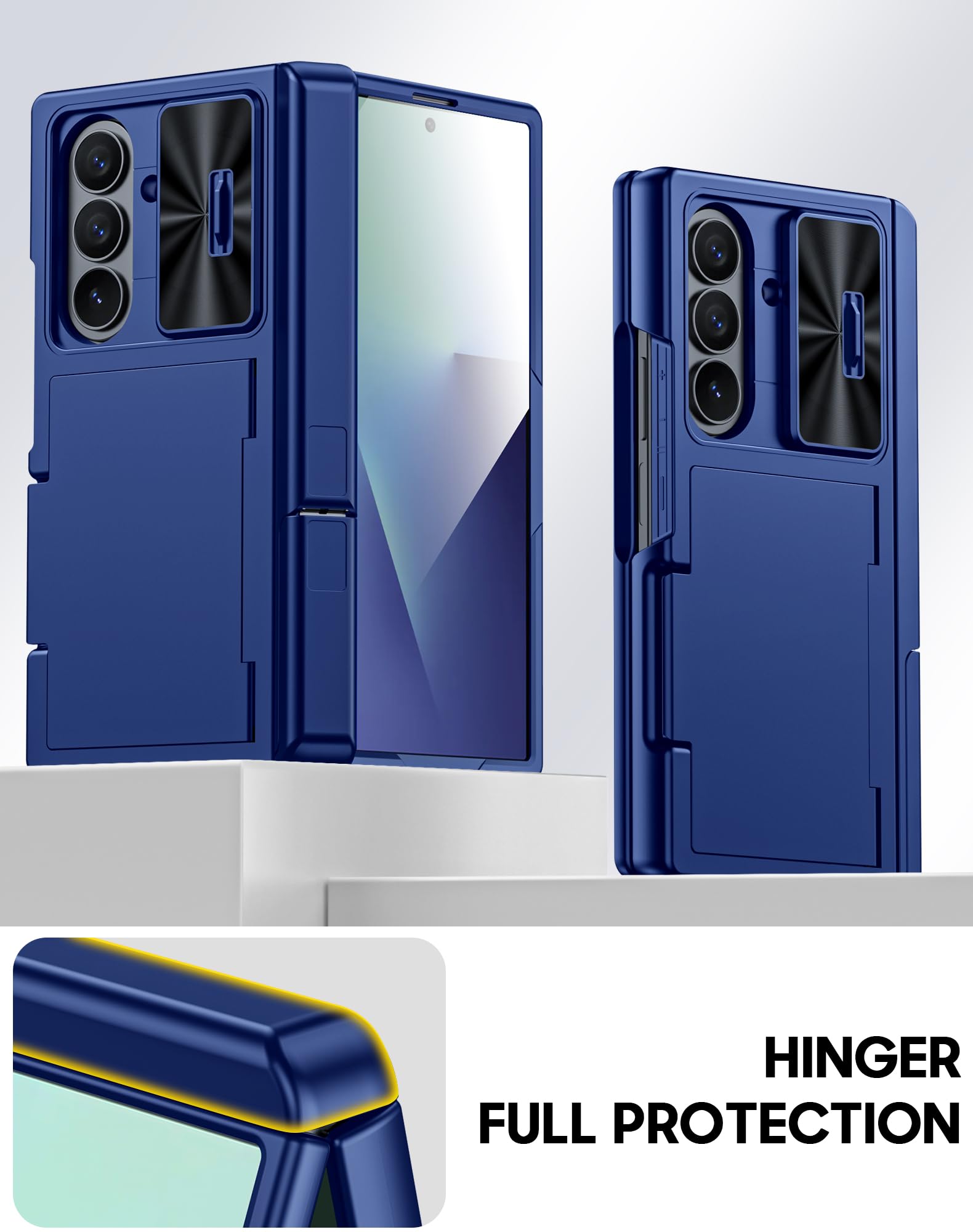 Amazon.co.jp: Vizvera Samsung Galaxy Z Fold 7 ケース RFID