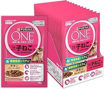 ピュリナワン　パウチ（ウエットタイプ）4種類　144袋 ピュリナワン キャットパウチ 避妊去勢体重ケア 50g | キャットフード
