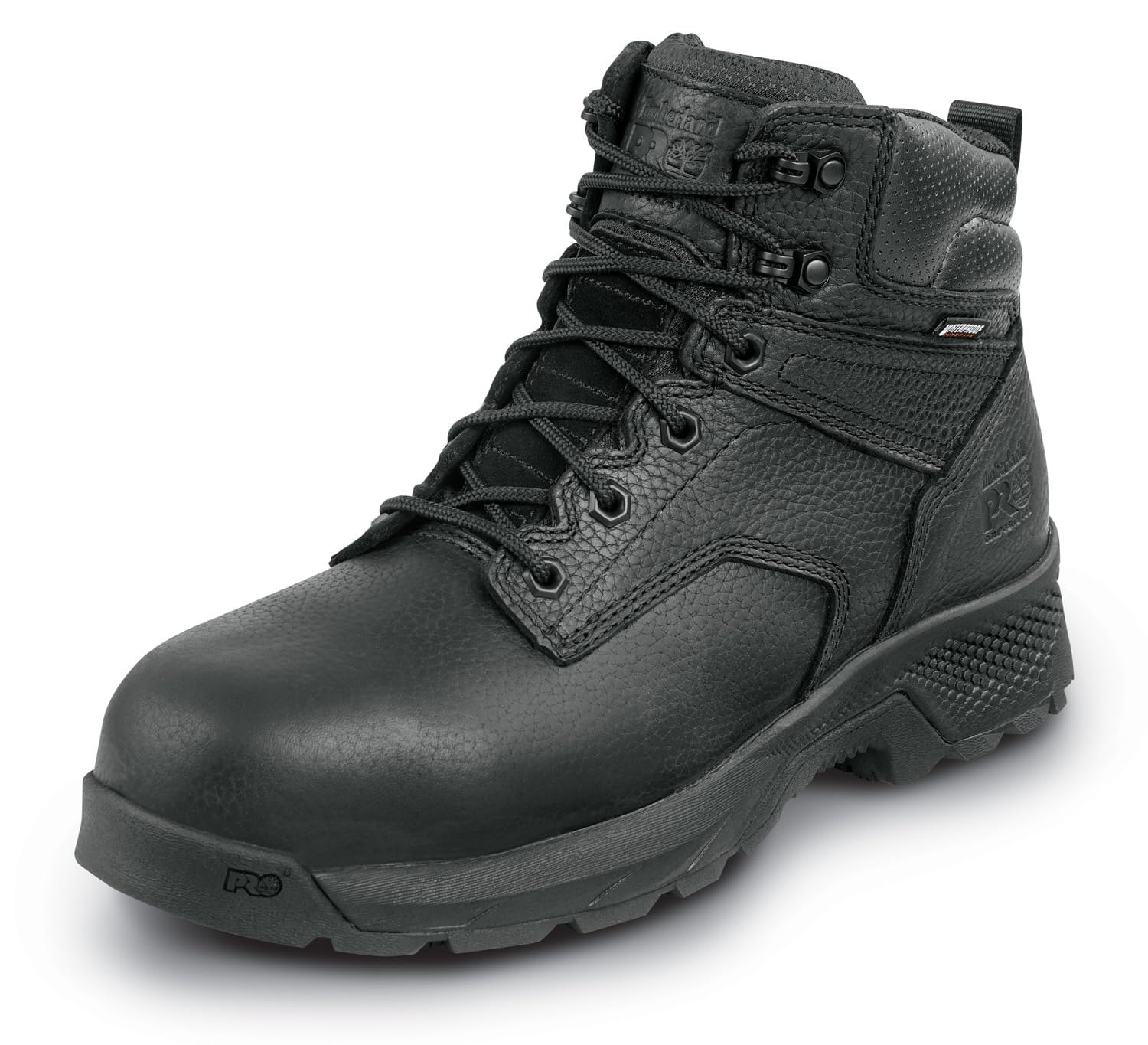 Timberland PRO Men's 6 Jet Black TiTAN EV MaxTRAX Composite Toe Waterproof Boot (10.0 W)