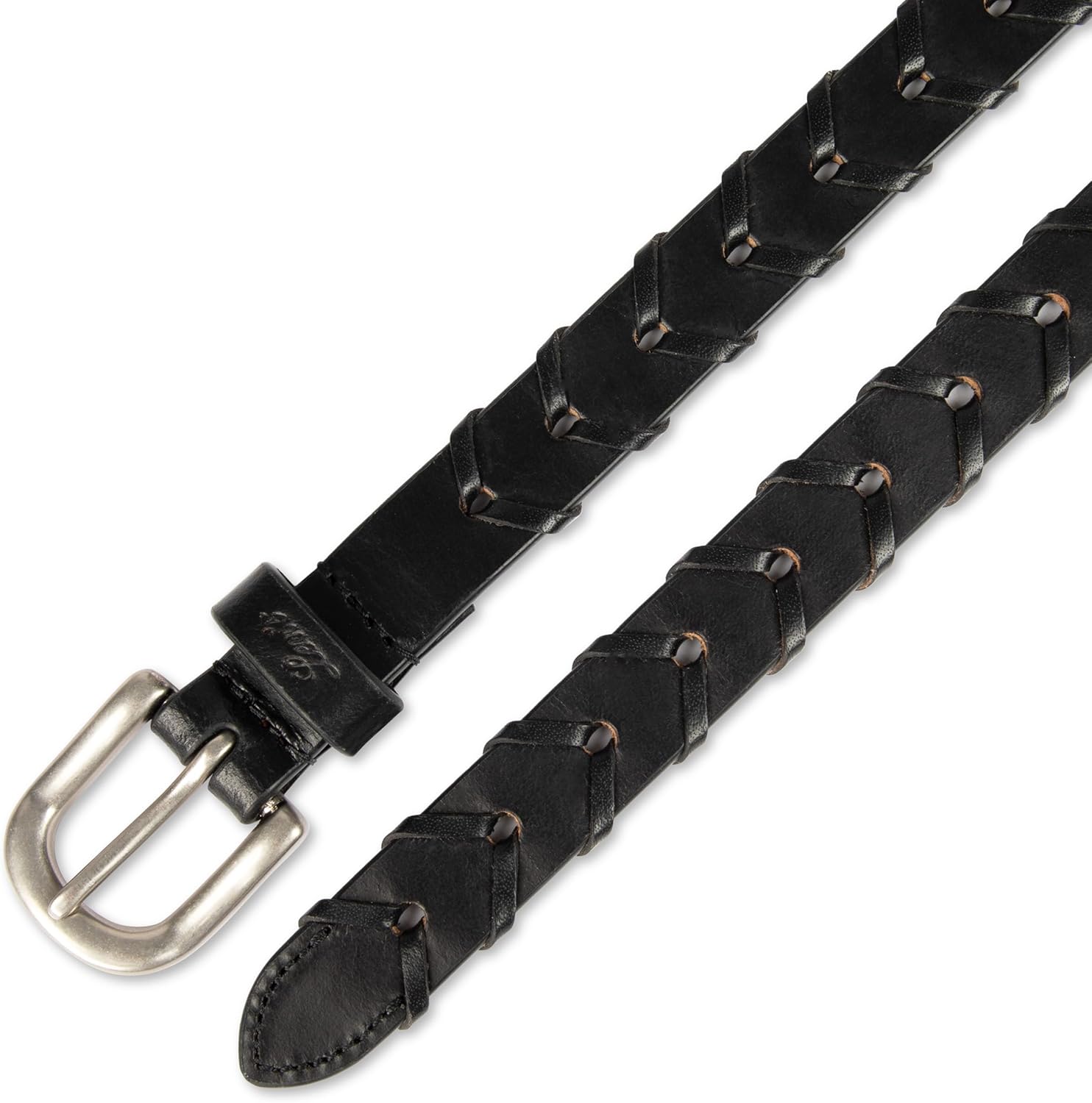Levi's womens Fully Adjustable Skinny Braided Genuine Leather Casual Belt - Image 5