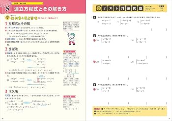 さくっと定期テスト 中2数学-まとめと練習 30分完成! | 学研プラス |本