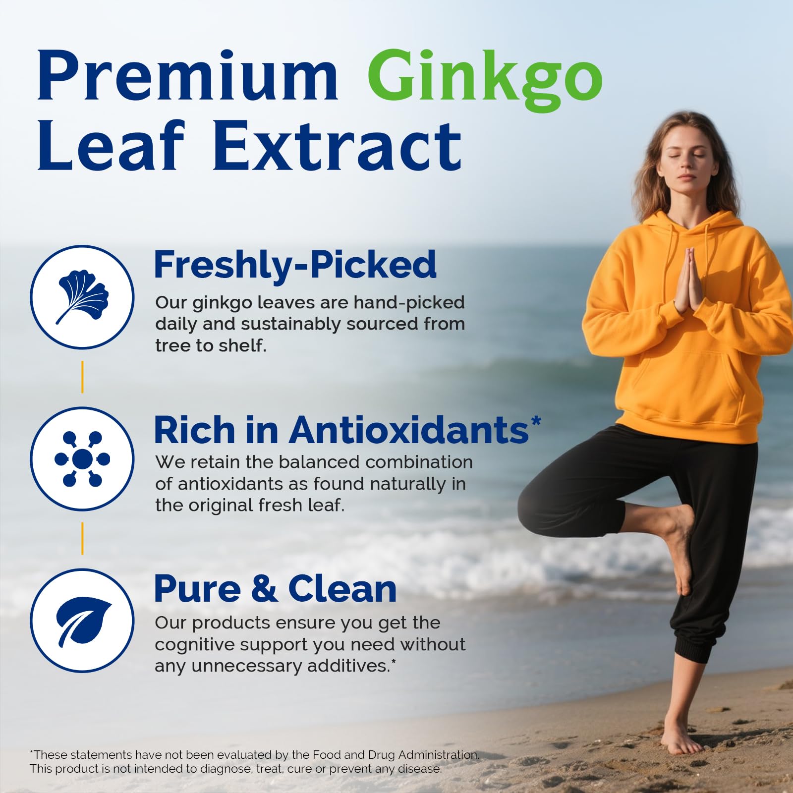 Innate Vitality Ginkgo Biloba Capsules 150 mg, High Strength Leaf Extract, Herbal Supplement to Support Brain Function & Memory, 180 Vegan Capsules, Non-GMO — Amazon image 5