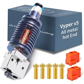 5Aplusreprap Vyper Hotend for Anycubic Kobra Max/Plus 3D Printer - Purple