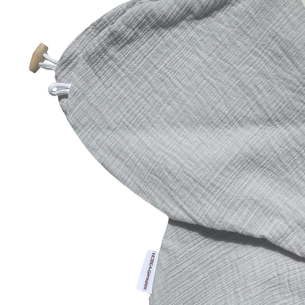 HOBEA-Germany Funda de Almohada de Lactancia para Cojines de Lactancia 190cm diseños (Muselina Topo) — view 40