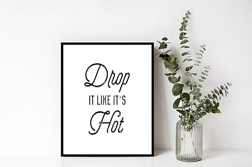 Miniatura 5 de Brooke & Vine Divertida decoración de baño de hip hop de los años 80 y 90, impresiones artísticas de pared (sin marco, 8 x 10 pulgadas, juego de 4)