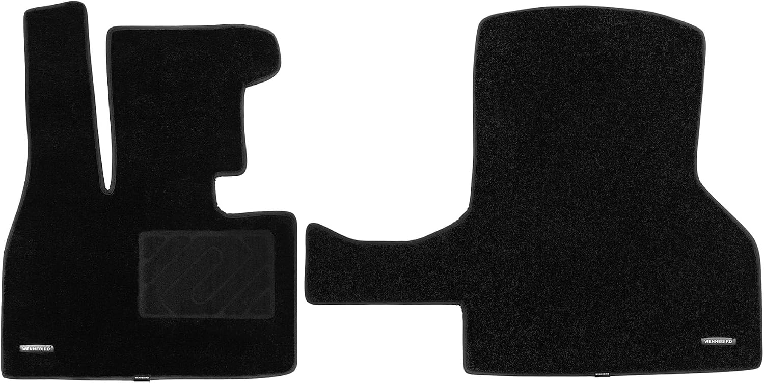WENNEBIRD Superior Carpet Front Row Floor Mats for 2021-2025 BMW iX xDrive50, iX M60 (i20), 0.6 Inch Thickness Rugs, Premium All Weather Anti-Slip Waterproof Floor Liners - 2pc