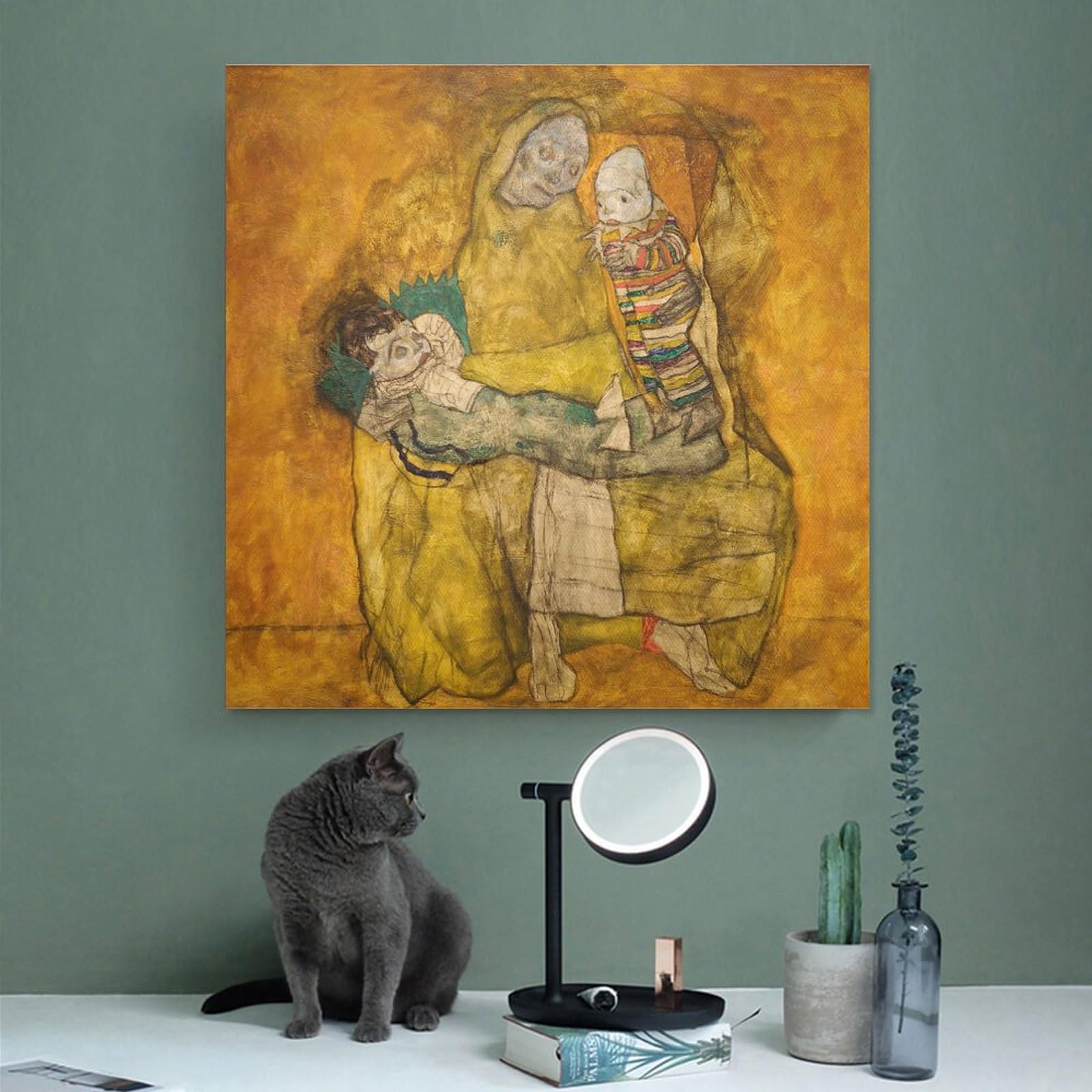 Amazon.co.jp: Egon Schiele エゴン・シーレ (二人の子供を持つ母