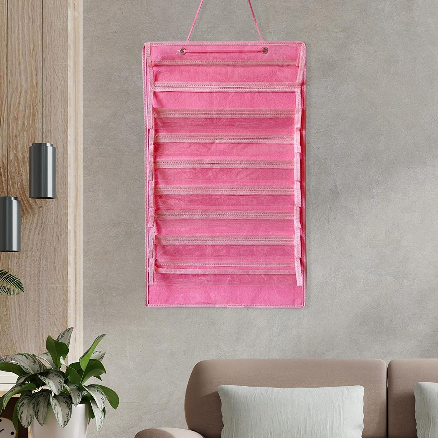 Portacinture Per Arti Marziali - Display Per 8 Cinture E 5 Medaglie, Grigio Chiaro - Foto 1