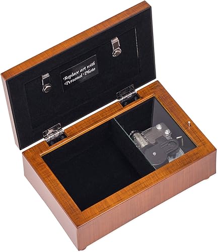 Miniatura 3 de Cottage Garden Caja de música pequeña con diseño de Dios a tu lado de la Primera Comunión con cuerda de madera que reproduce el aleluya de Handel