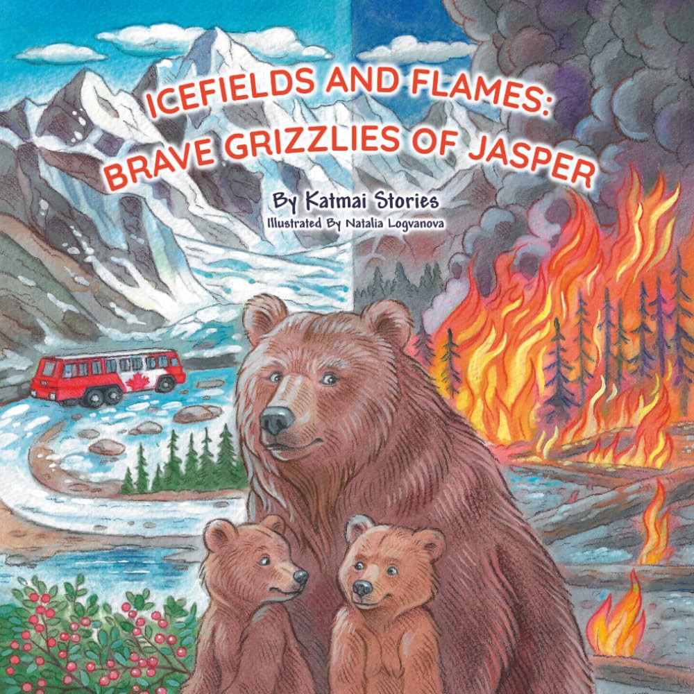 Icefields and Flames: Brave Grizzlies of Jasper: A Wildfire Survival Adventure Inspired by a Real Bear Family, Teaching Fire Safety and Respect for the Wild (National Park Bear Adventures)