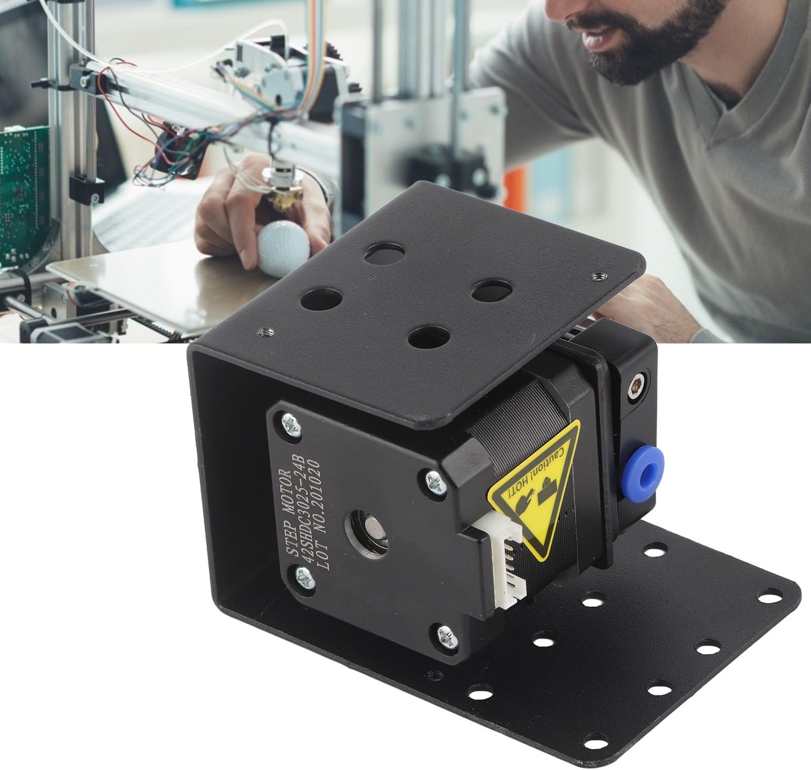 3D Printer Extruder Compatible with A8 3D Printer 42 Stepper Motor Extruder with 0.4mm Nozzle for 1.75mm Filament