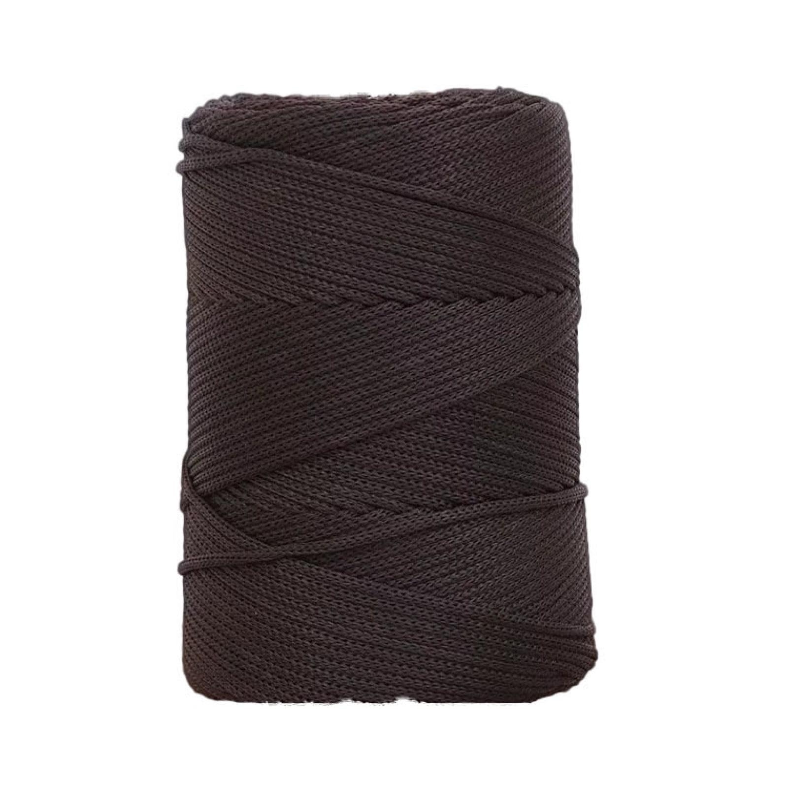 Polyester Macramé Cordon DIY Été Ruban Tricot Crochet Tissage Fil Filles Sac Chapeau Pantoufle Artisanat Fil 4PCS col-25