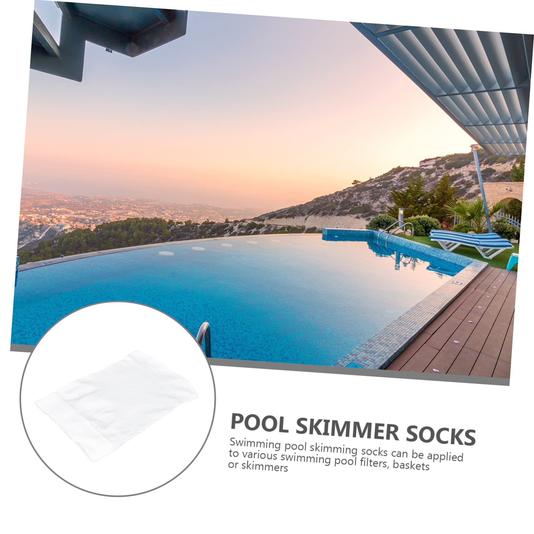 Toddmomy 3ensembles Chaussettes De Skimmer pour Piscine De Filtre De Nettoyage pour Épuration De Eau Et Spas Accessoire Pratique Et Réutilisable