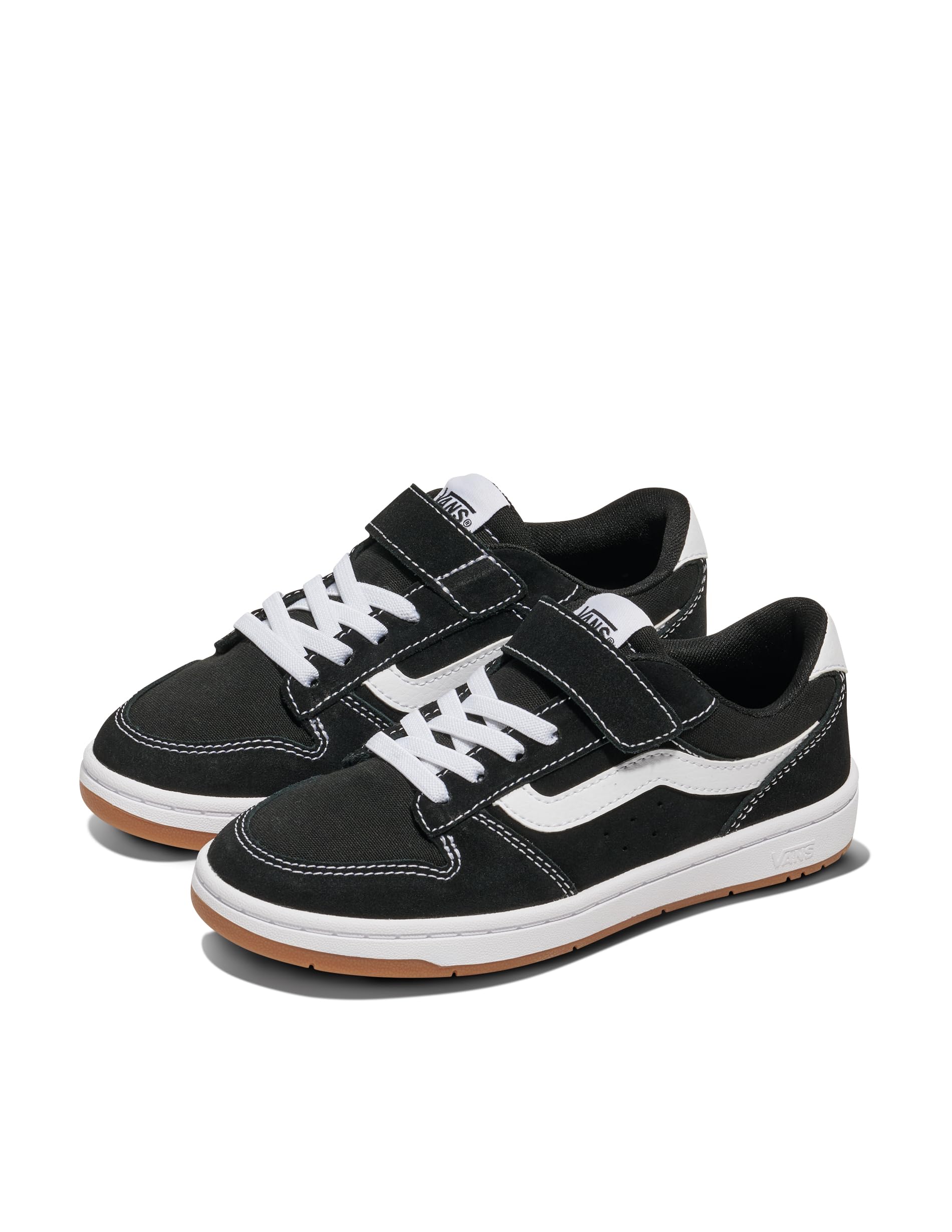 Vans Ryland LS V Suede Canvas Black White schwarz