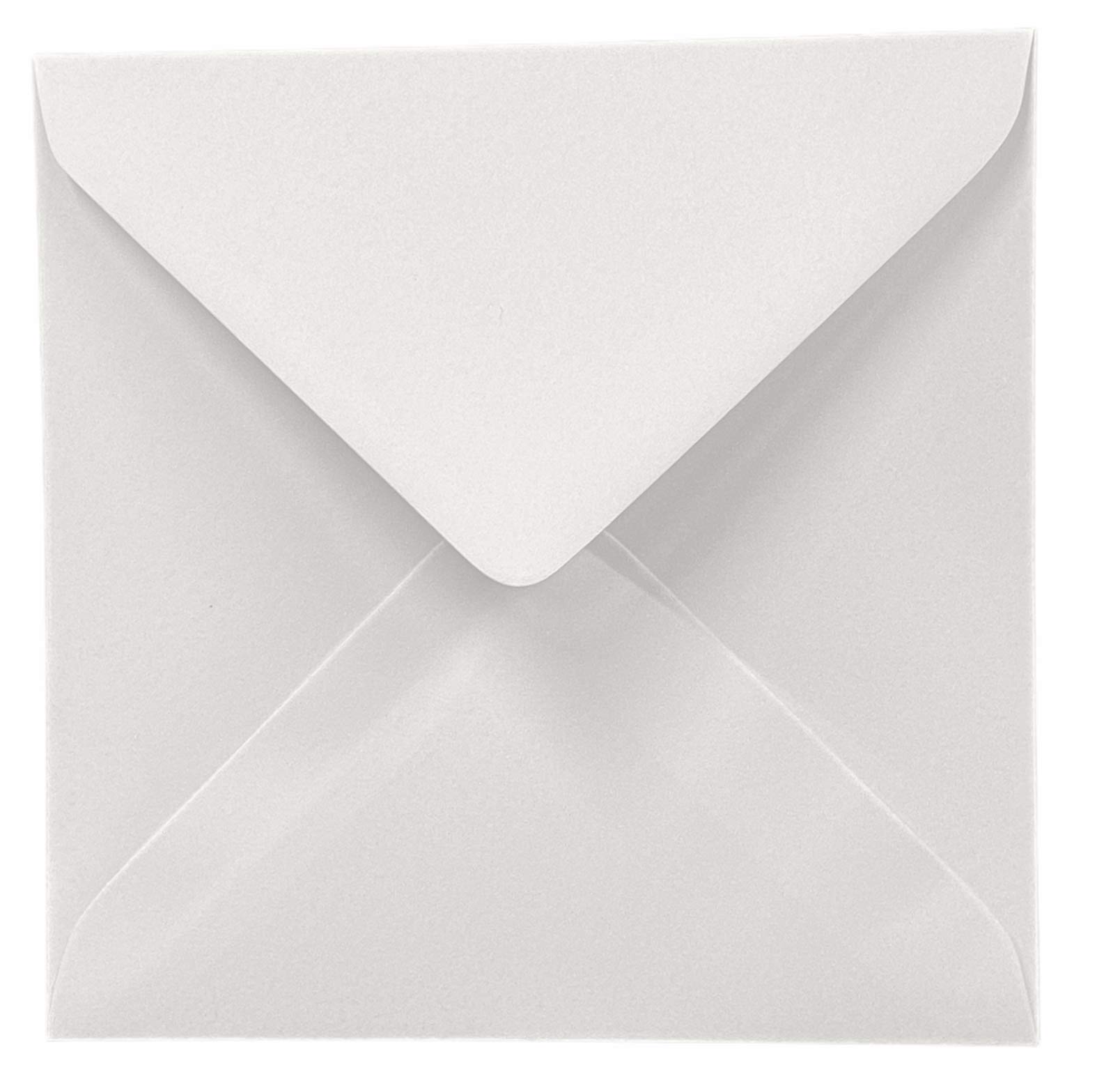 DJP Premium White 6" x 6" Square Gummed Envelopes. (100 pack) for Greetings Cards Invitations - Image 2
