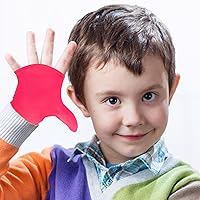 Vista 4 de Protector de pulgar para niños, 4 unidades, guantes antichuparse, de compresión masticable, para niños de 5 a 12 años