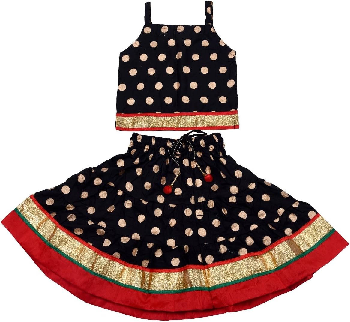 Decot Paradise Baby-Girl's Rayon Ghagra Choli
