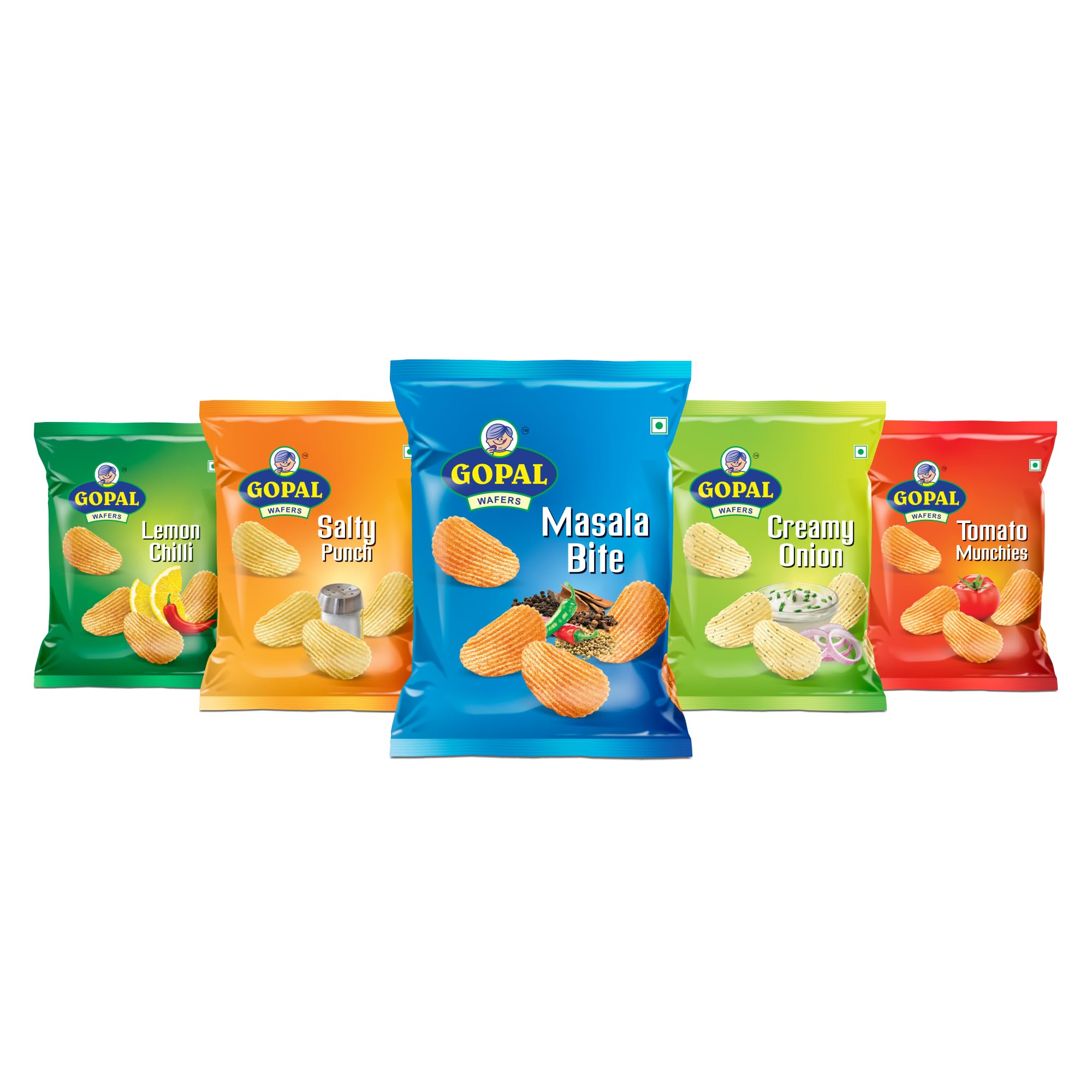Gopal Chips Combo |Salty Punch | Lemon Chilli |Creamy Onion |Tomato Munchies | Masala Bite (B0BFW665X7) Amazon Price History, Amazon Price Tracker