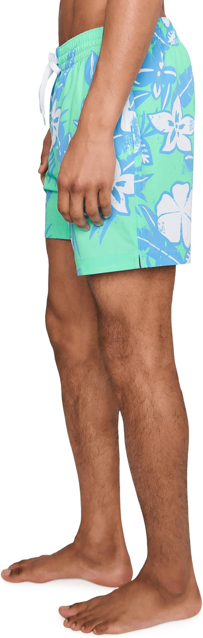 Мужские плавательные шорты Chubbies The Baja Breezies Green 5.5" на подкладке — фото 5