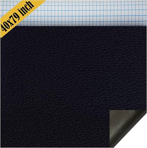 Parche de reparación de cuero para sofás de 17 x 55 pulgadas de gran tamaño autoadhesivo retapizado kit de parches para sofá asientos de coche