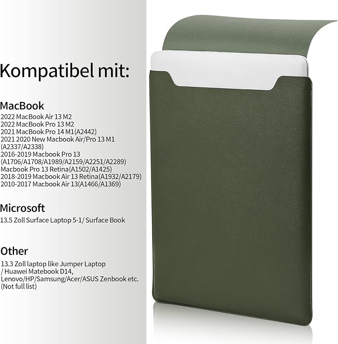 Funda para Laptop 13.3-14" con Cierre, Funda Acolchada Portátil miniatura 3