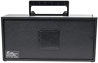 Vista 7 de NYC Acoustics NPB3 Dual 4 "Altavoz Bluetooth Boombox portátil+USB/SD/LED+Remoto, Negro