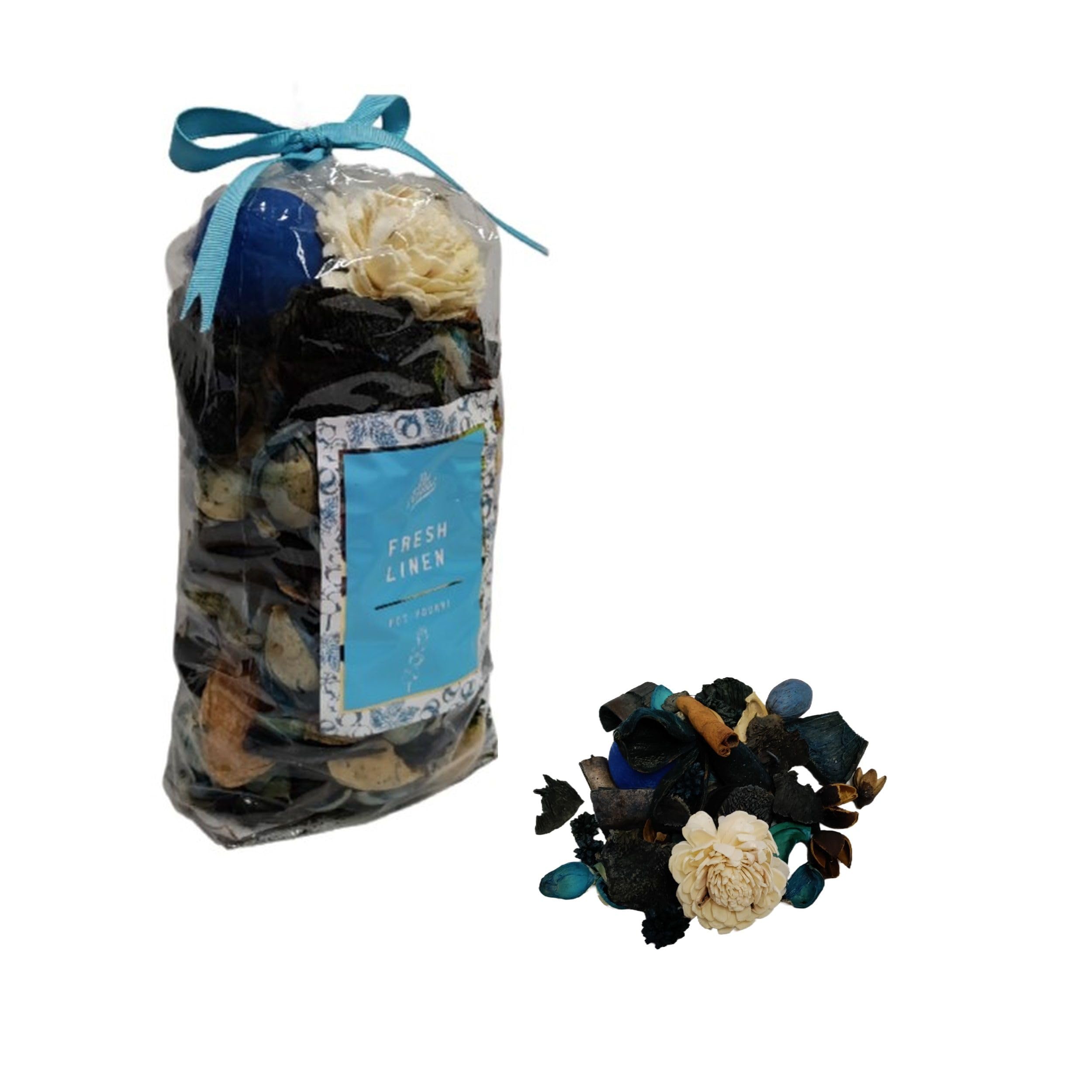 Pan AromaFresh Linen Pot Pourri Cotton Scented Home Botanicals Fresh Clean Scent 250g Bag