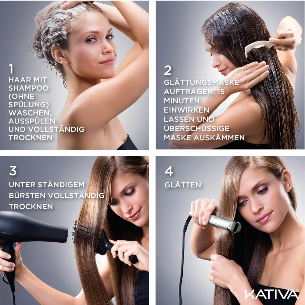Kativa Haarglättung Keratin Xpress - black