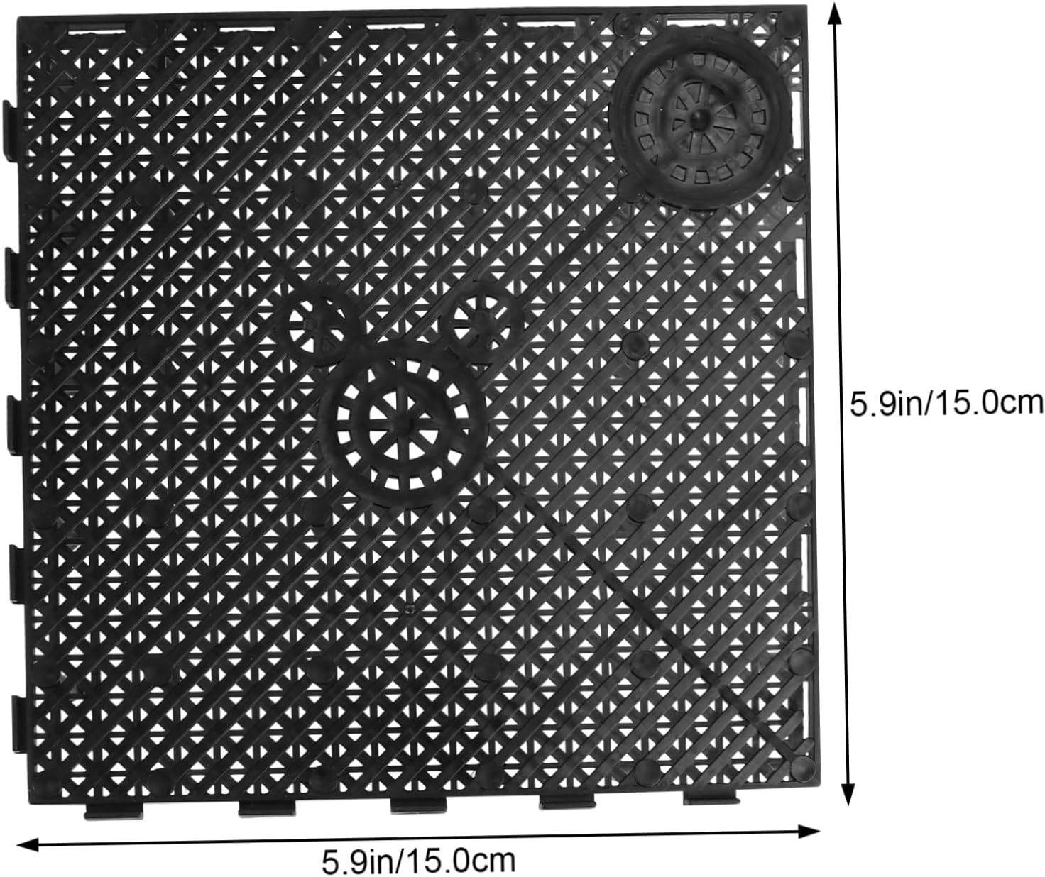 BESPORTBLE 3sets Aquarium Bottom Sturdy PVC Fish Tank Bottom Plate Separator Easy Installation 10pcs*3