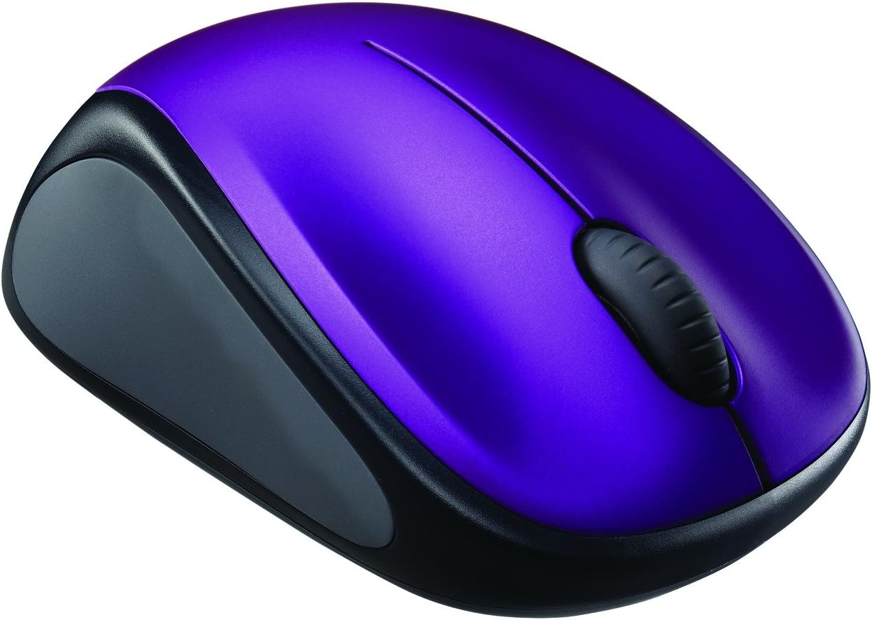 Logitech M235 - Ratón inalámbrico Compacto, Color Morado y Negro ...