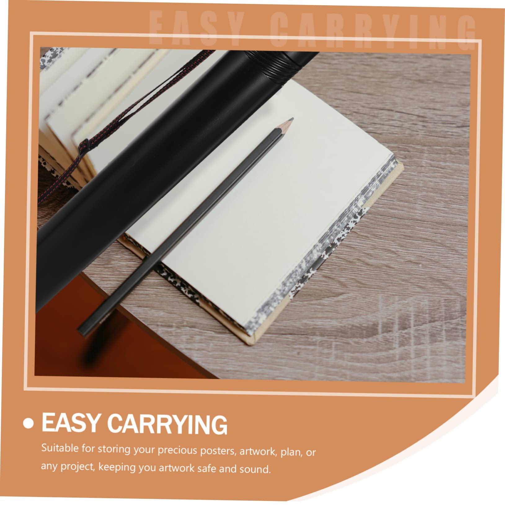 DOITOOL Artwork Carrying Tube Shoulder Strap Telescopic Design for Drawing Storage