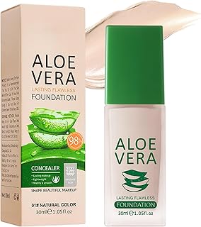 Base con infusión de aloe, maquillaje hidrata...
