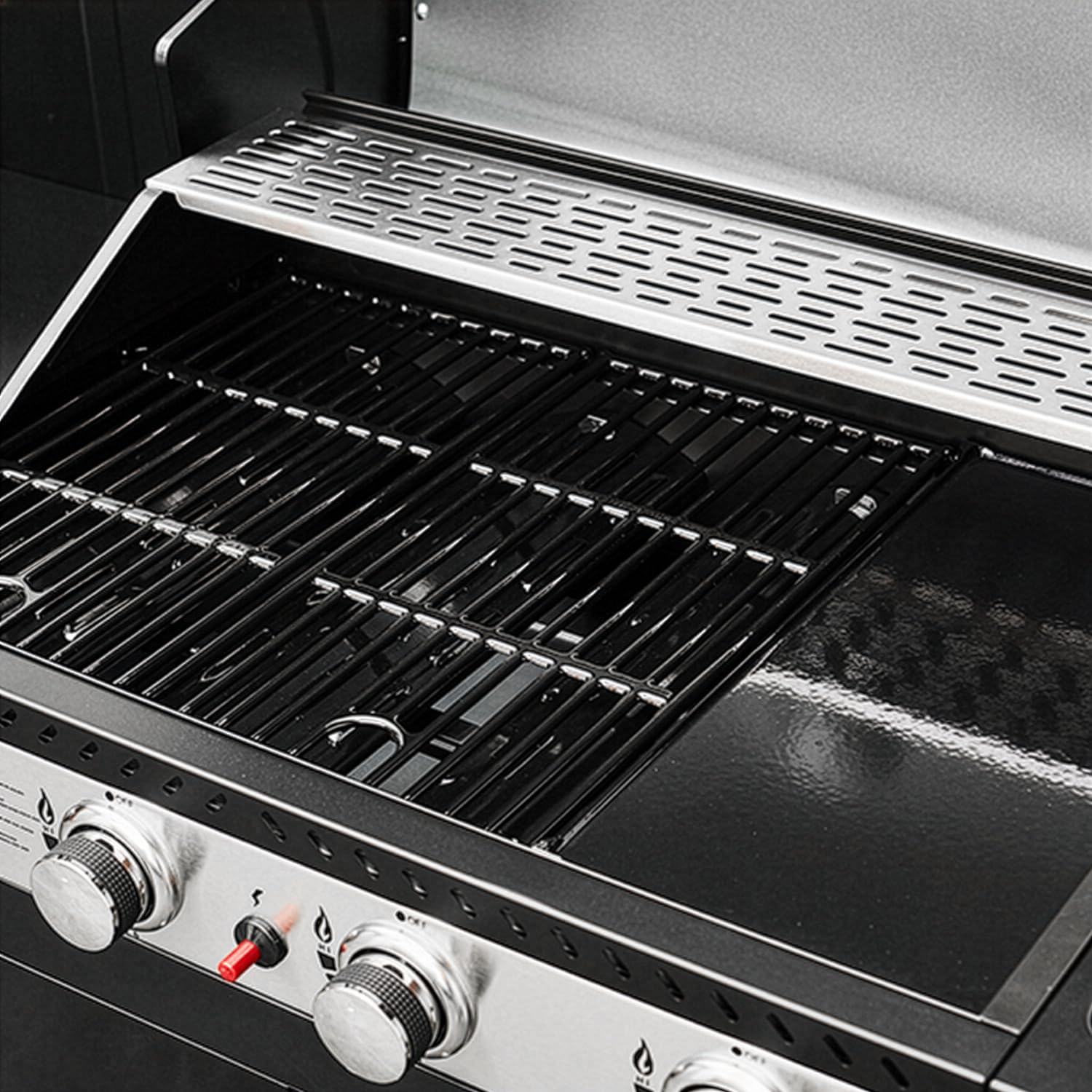 Cuisine extérieure modulable FIDGI 3 avec housse | Barbecue gaz 3 brûleurs, Thermomètre, Desserte fonctionnelle, Évier intégré