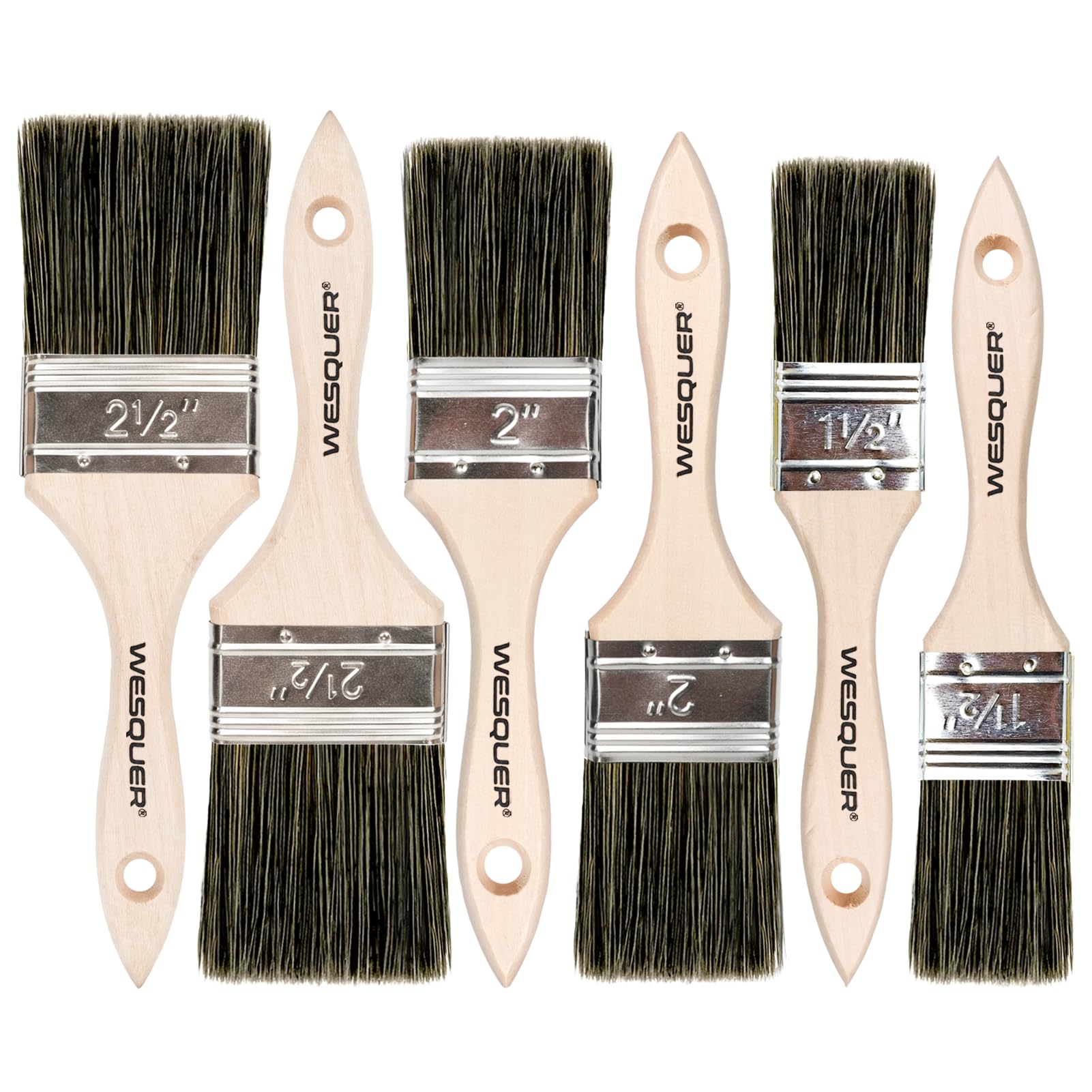 Wesquer Paint Brushes - Large, Durable for Walls & More -8