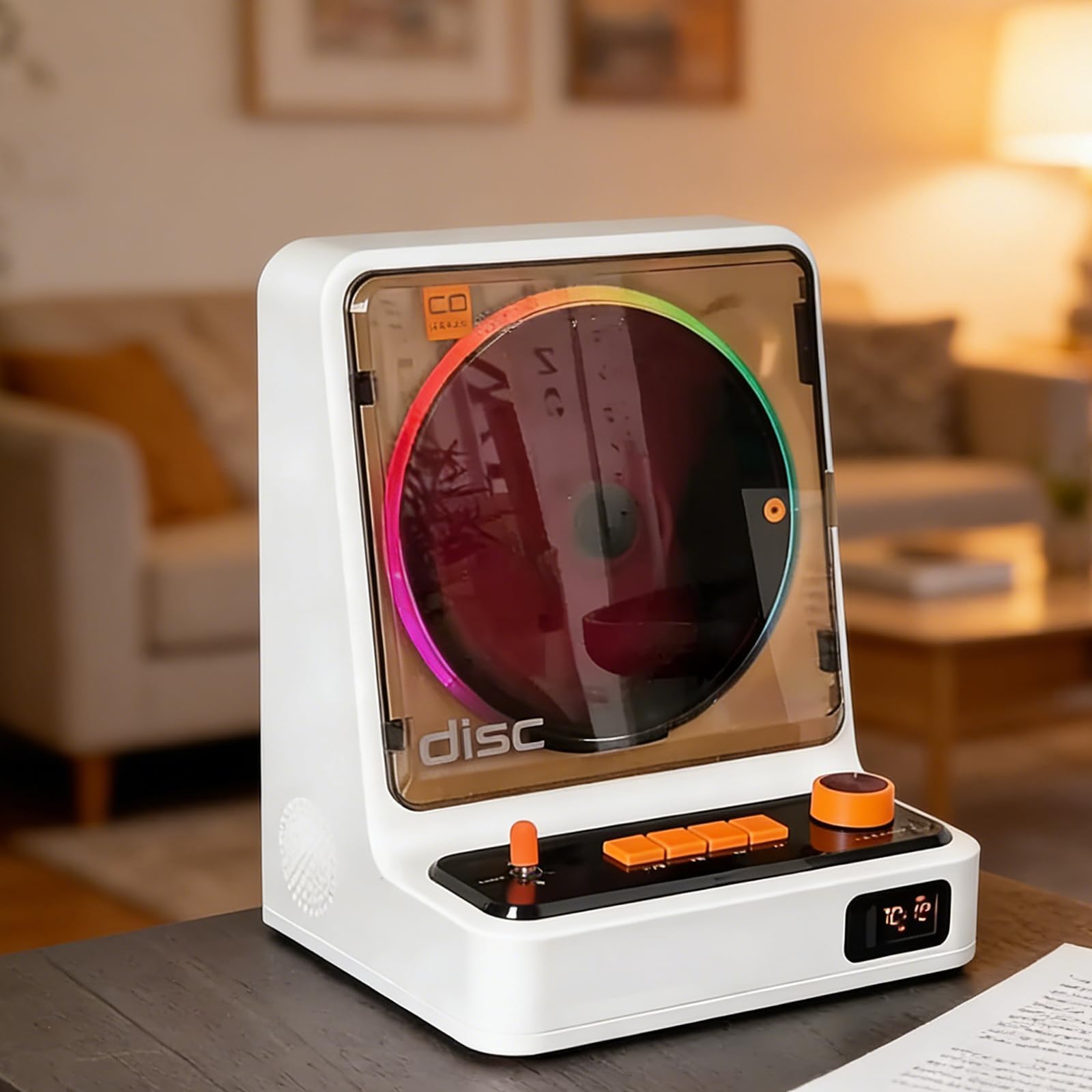 Lecteur CD avec batterie 6h pour écouter vos disques sans prise de courant