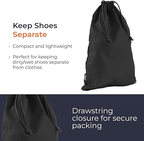 Miniatura 4 de THE FOLDIE Juego de 4 cubos de embalaje para maletas, organizadores de maletas, organizadores de equipaje para maletas, bolsas organizadoras