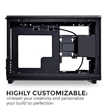 Amazon | LIANLI コンパクトPCケース A3-mATX Black 容量26.3