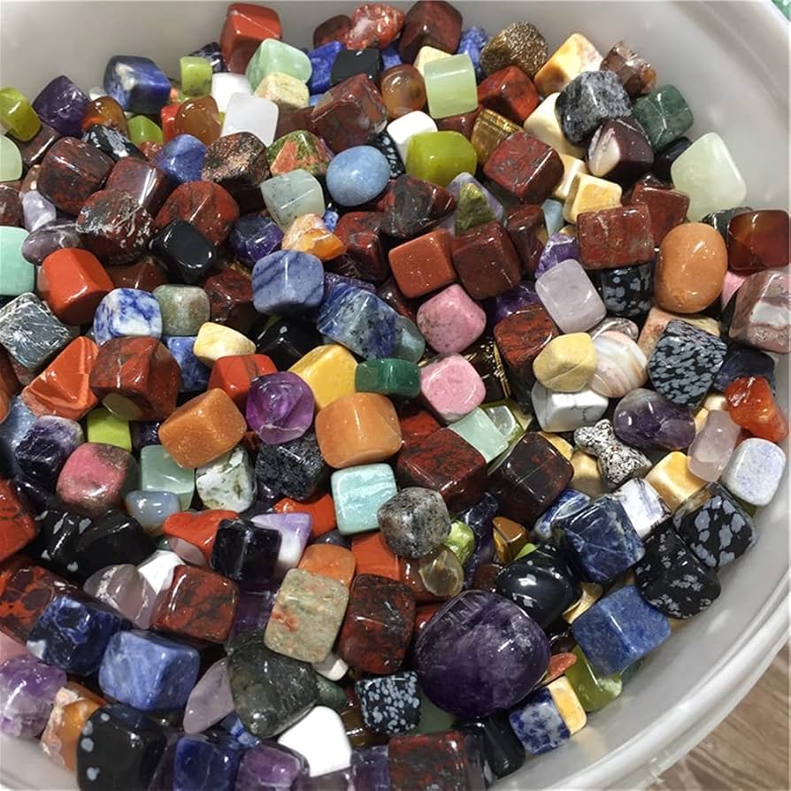 天然石詰め合わせ^ - ^ Amazon.co.jp: 天然水晶の原石 家族へのギフト 100g タンブル